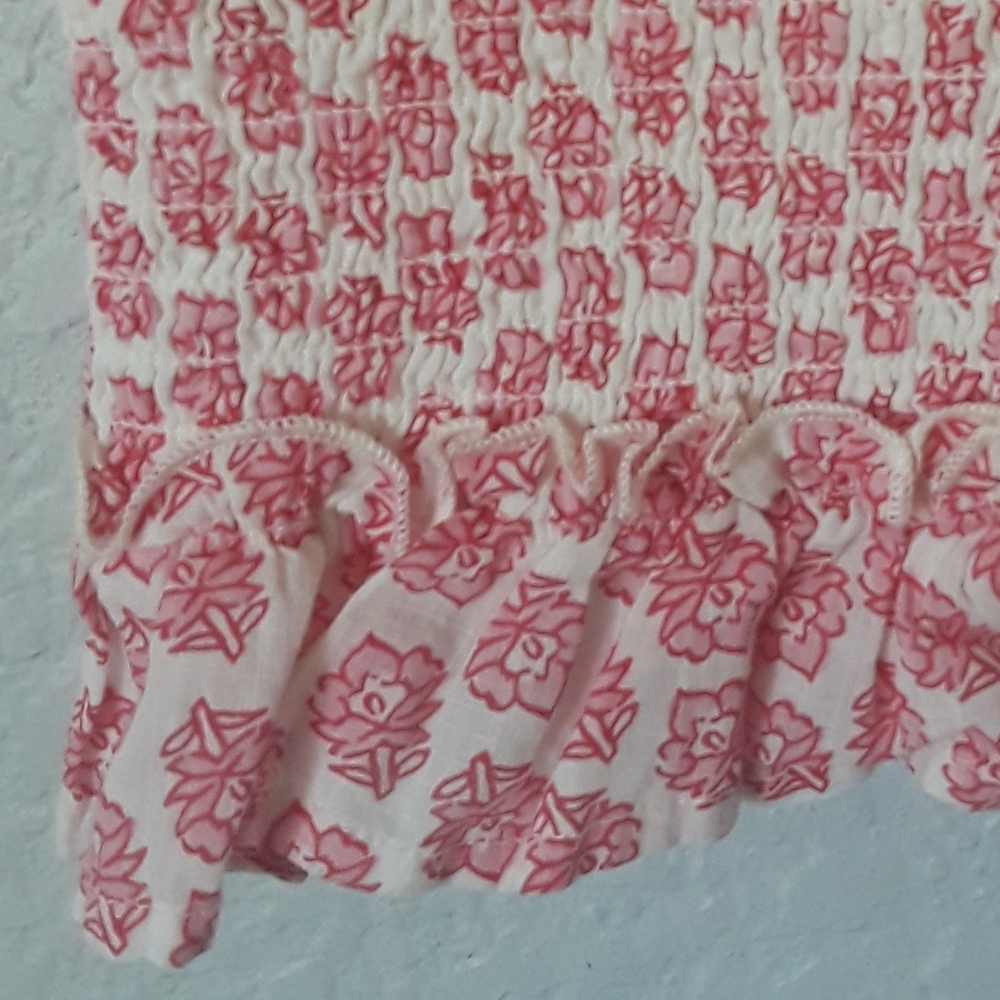 Billabong Pink Smocked Mini Skirt - Picture 4 of 6